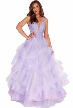 Alisha Layered Tulle Corset Gown